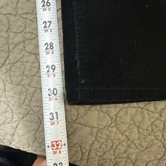 CALVIN KLEIN Jeans Black Corduroy Pants Size 6 A651 - Picture 8 of 9